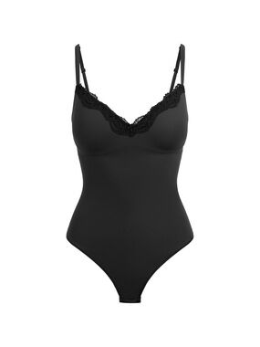 BNWT Skims Fits Everybody Lace Push Up Bodysuit Onyx XL